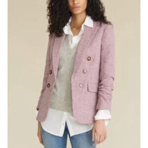 Veronica Beard Beacon Dickey Blazer Jacket Orchid Purple‎ Wool Blend Celebrity
